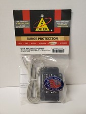 Ditek DTK-MJR45SCPLVWP 4-Pr 30V Modular Alarm Panel Protector  Base Voice Data