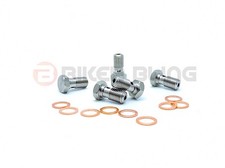 5x M10 x 1.25 stainless steel banjo bolt BMW Kawasaki Suzuki Yamaha Triumph