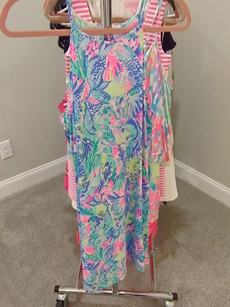Lilly Pulitzer Margot Swing Dress Mermaids Cove Size M eBay