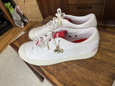 Puma Capri R. Dassler Legacy White Red Gold Mens Trainers Size UK 9 EU43  New | eBay UK