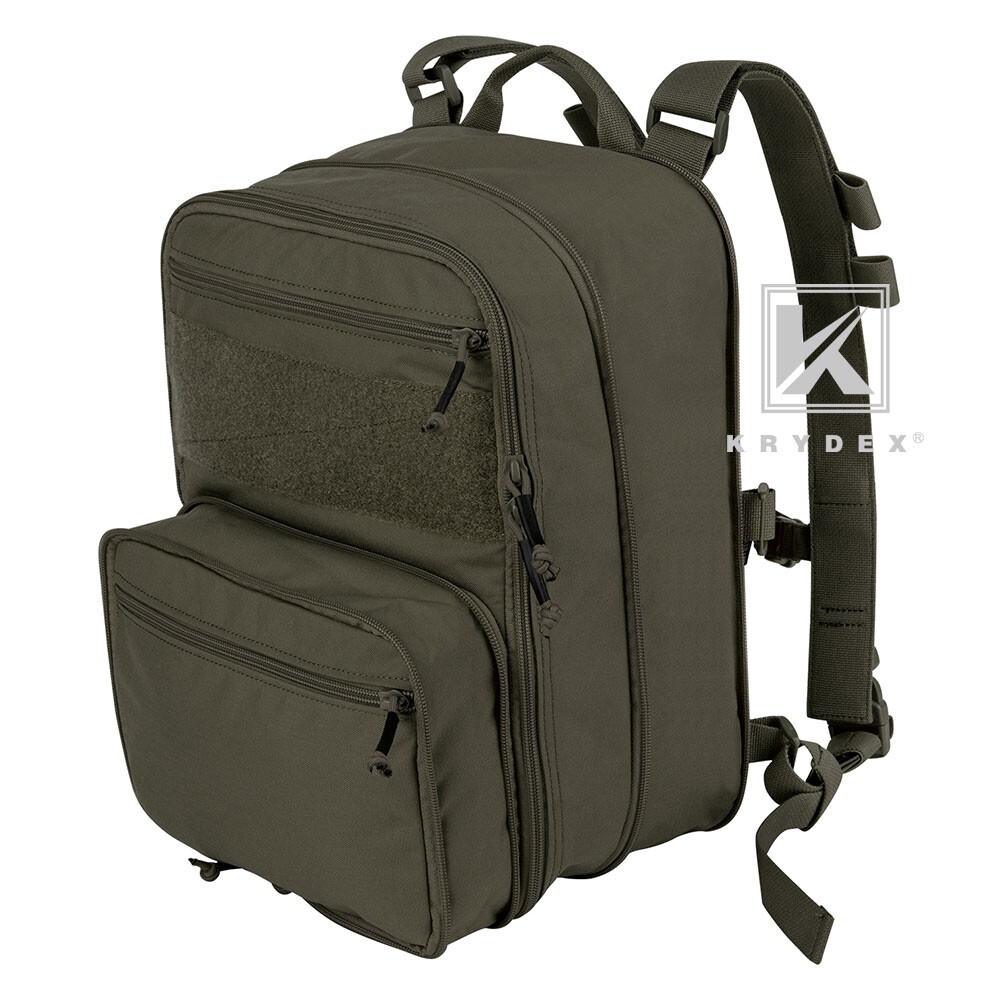 KRYDEX D3 Flatpack 23L Tactical Expandable Backpack  MOLLE Travel EDC Bag