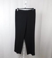 Alfred Dunner Comfort-Waist Proportioned Short Classic Fit Pants 10, Black 2772