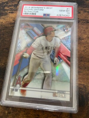 【大谷翔平 RC PSA10】2018 Bowman Shohei Ohtani 2018 Bbm Grateful Days Shohei Ohtani #8 PSA 10 Rookie RC | eBay