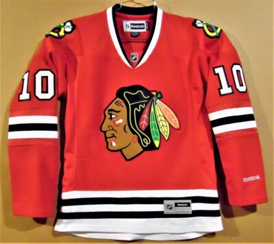CHICAGO BLACKHAWKS PATRICK SHARP RED JERSEY and 2013 STANLEY CUP CHAMPIONS  CAP