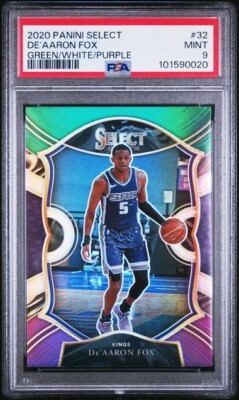 PSA9 ディアロンフォックス　De'Aaron Fox　SELECT De'Aaron Fox 2023 Select #249 Courtside Elephant /(SSP