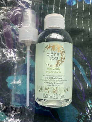 Avon PLANET SPA HEAVENLY HYDRATION Dry Oil Spray Mediterranean Olive Oil SEALED