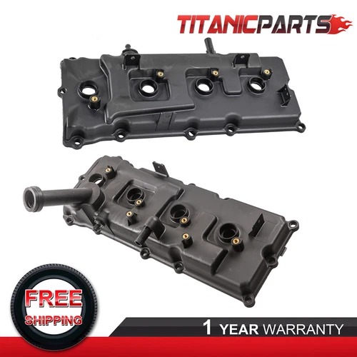 Engine Valve Cover w/Gaskets Set For 04-07 Nissan Titan 04-06 Infiniti QX56 5.6L