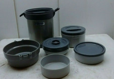 Zojirushi Stainless Mr. Bento Lunch Jar Box Food Warmer Storage Container Silver