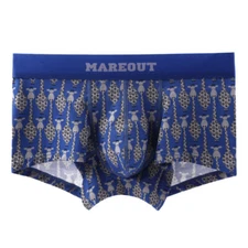 Men's Simple Fashion Athletic Boxer Briefs Men's Print Loose Underwear