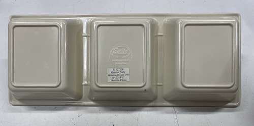 Pfaltzgraff 'Garden Party Garden Impressions' Melamine 3 Section Tray - Picture 2 of 2