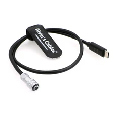 BMPCC 4K 6K Trigger Power Cable Type-C USB C PD to Weipu 2 Pin for Blackmagic