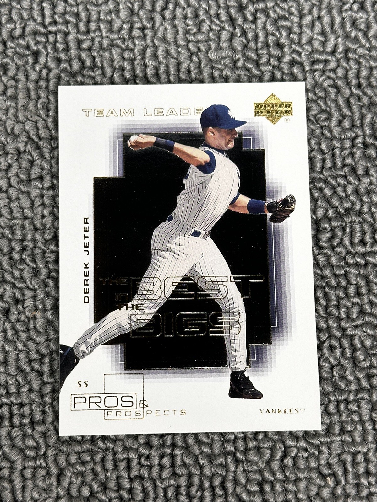 2000 Upper Deck Pros & Prospects ~ Derek Jeter ~ Best In The Bigs ~ B6 ~ Yankees