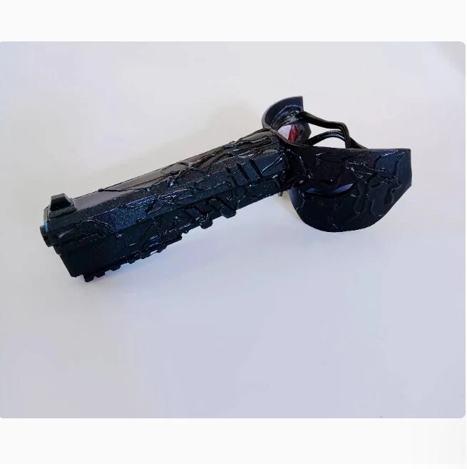 Anime Motosierra Hombre Hayakawa Aki Máscara Pistola Diablo Media Cara Prendas para la Cabeza Juegos con disfraces utilería  Foto 2 de 3