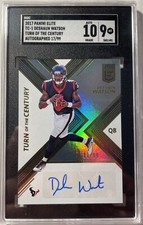2017 Panini Elite TC-1 DeShaun Watson Turn of the Century Auto R C SGC 10/9.0