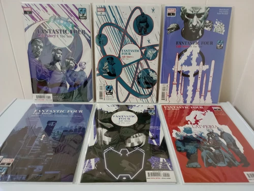 Fantastic Four Life Story 1 2 3 4 5 6 Complete Series Set Mark Russell Galactus