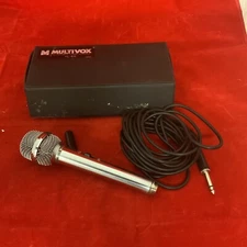 Multivox TL-53 Dynamic Microphone Uni-directional Box Cord Untested 