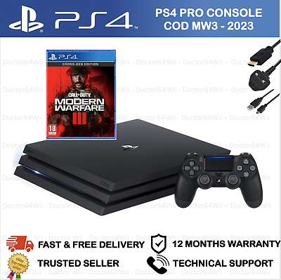 Sony PlayStation 4 Pro 1TB Console - Black (PS4 Pro)