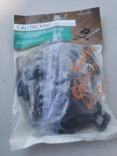 Cali Decking Start / Stop Clips 7507500400 Concealed Deck Fasteners - Opened Pac