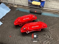 Acura Tl Type S 2004-2008 Caliper Brakes Front Set Powder Coated Gloss Red