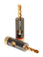Dynavox Bananenhohlstecker Massiv Bananenstecker 2 X Rot, 2 X Schwarz