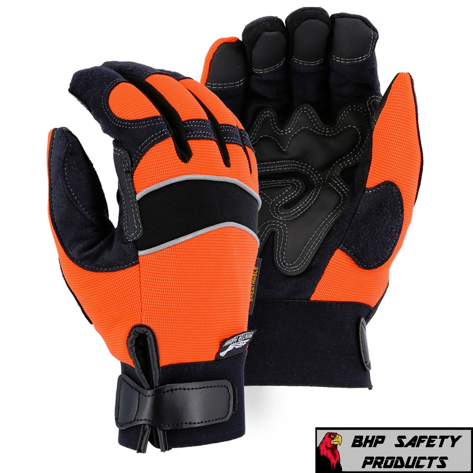 WARM INSULATED WATERPROOF WINTER WORK GLOVES MAJESTIC MFG ARMORSKIN WINTER HAWK