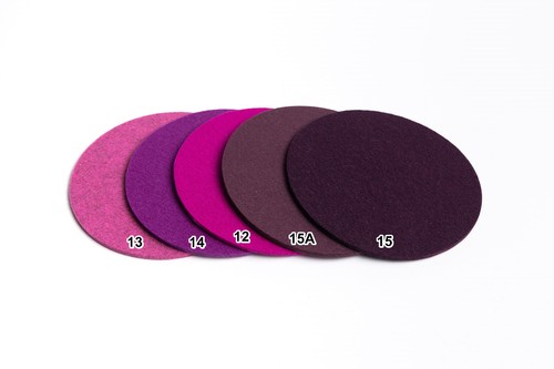 Felt coasters 21 cm, 100% wool felt, pot coasters, 5 mm thickness - Picture 5 of 9