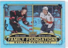 2023/24 TIM HORTONS UD DUOS..BRADY TKACHUK / MATTHEW TKACHUK..FAMILY FOUNDATIONS