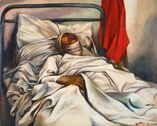 Renato Guttuso : Morte di un eroe : 1953 : Stampa artistica di qualità archivistica