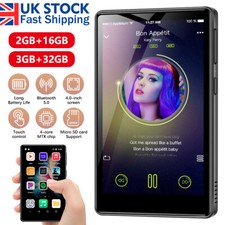 4" Touchscreen 16/32GB Android HiFi Read Video MP3 MP4 Player w/ Bluetooth WiFi