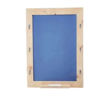 Handcrafted Reclaimed Cedarwood and Slate Chalkboard Key Holder, Vertical