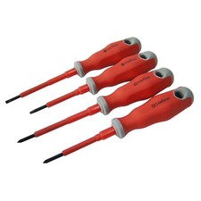 4 Piece Screwdriver Set Soft Grip Handles Phillips Slotted Screwdrivers Cheap!