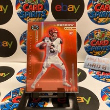2020 Panini Chronicles Dynagon Joe Burrow 13/99 Cincinnati Bengals Rookie Card. rookie card picture