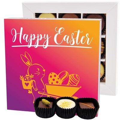 Pralinen Oster-Geschenk ohne Alkohol ''Happy Easter'' Hallingers DE