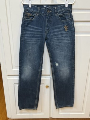 LRG By LR Jeans Roots & Equipment Blue Denim Jeans Embroider Classic Size 30