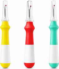 Seam Ripper 3 PCS Ergonomic Grip Sewing Thread Remover Tool