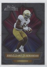 2021 Wild Card Alumination Jeremiah Owusu-Koramoah #ABC-20 Rookie RC 0w8. rookie card picture