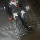 Black & Silver Robot Action Figure w/ Red Chest Light Ages 4-10 — photo 2