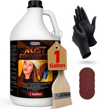 Rust Converter Metal Primer Water-Based 1 Gallon, Stops Rust Converts Rust Spots