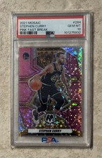 2021-22 Panini Mosaic Fast Break Pink Prizm /20 Stephen Curry #101