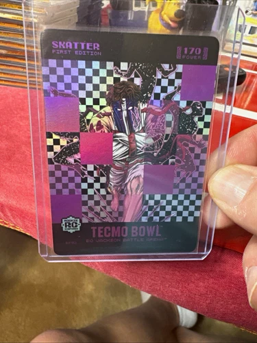 2024 Topps Tecmo Bowl Bo Jackson Battle Arena 1st Edition “Skatter”