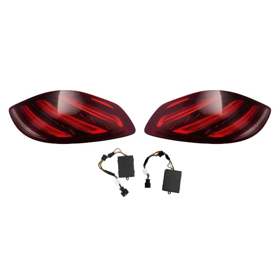 For 2013-2020 Mercedes-Benz S-Class W222 LED Tail Light Rear Brake Lamps (Pair) - Image 3 of 4