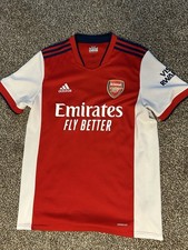 Arsenal 2021/22 Men’s Large Home Jersey – Adidas Emirates Fly Better