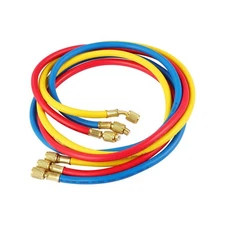 AC Manifold Gauge Hose Kit - 3 Pieces, for R410a R22 R134a, 5ft Hoses