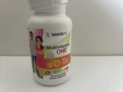 BariatricPal Multivitamin ONE 1 per Day Bariatric Multivitamin Chewable with ...