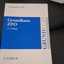C.H. Beck Grundkurs ZPO Lehrbuch Zivilprozess...