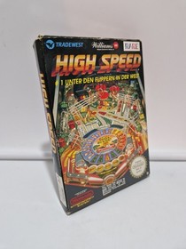 High Speed - Juego Pinball Pinball Pinball - Nintendo NES - EMBALAJE ORIGINAL EN CAJA PAL TOP
