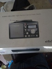 Et n S350 DL AM/FM Portable Field Radio Black Headphone Jack Wired