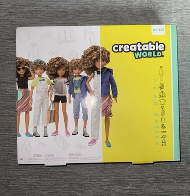 Mattel Creatable World Deluxe Character Kit dc-220 - Curly Blonde #GGG56 (2019)