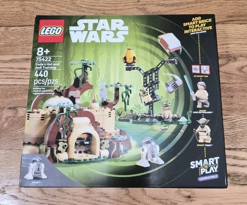 Lego Star Wars Smart Play Yoda’s Hut and Jedi Training Building 75422 NEW Sealed