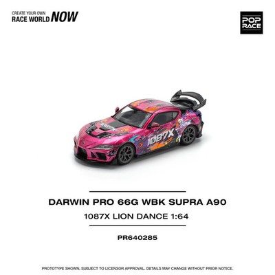 1:64 Pop Race Toyota Supra Darwin Pro 1087X various #PR64-285